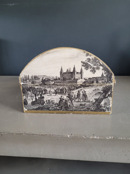 Boîte en carton tapissée - Coffret à Cognac Courvoisier - Ref 507