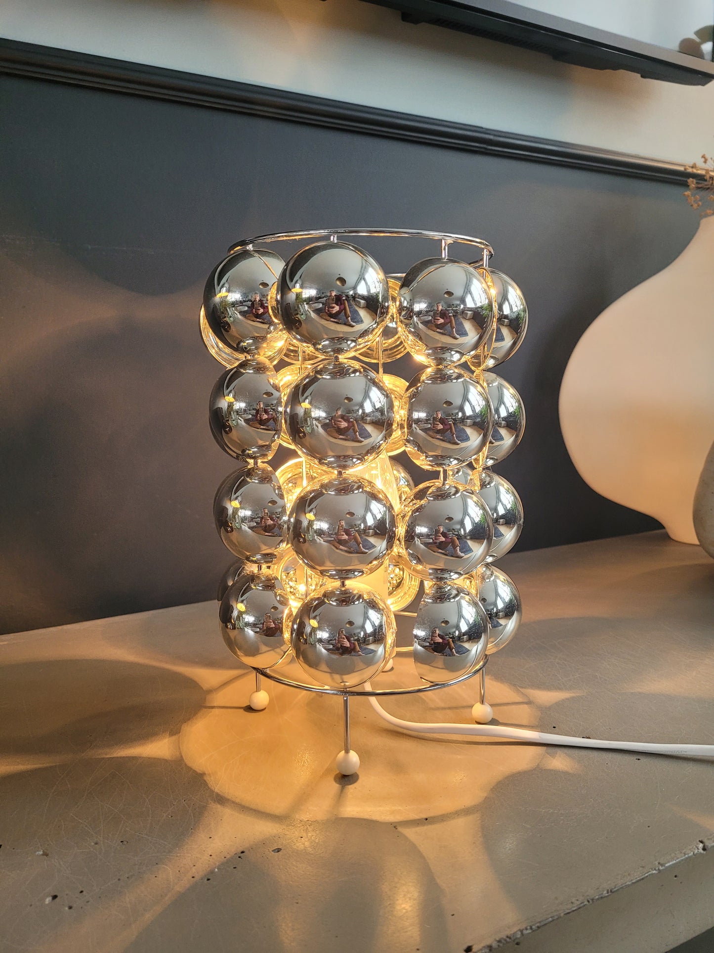 Lampe de table space age Kare Design vintage - Ref 309