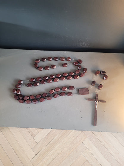 Grand chapelet en bois 170cm - Ref 788