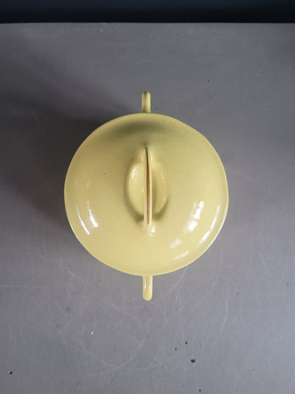 Marmite en fonte émaillée jaune DRU Holland - Ref 842