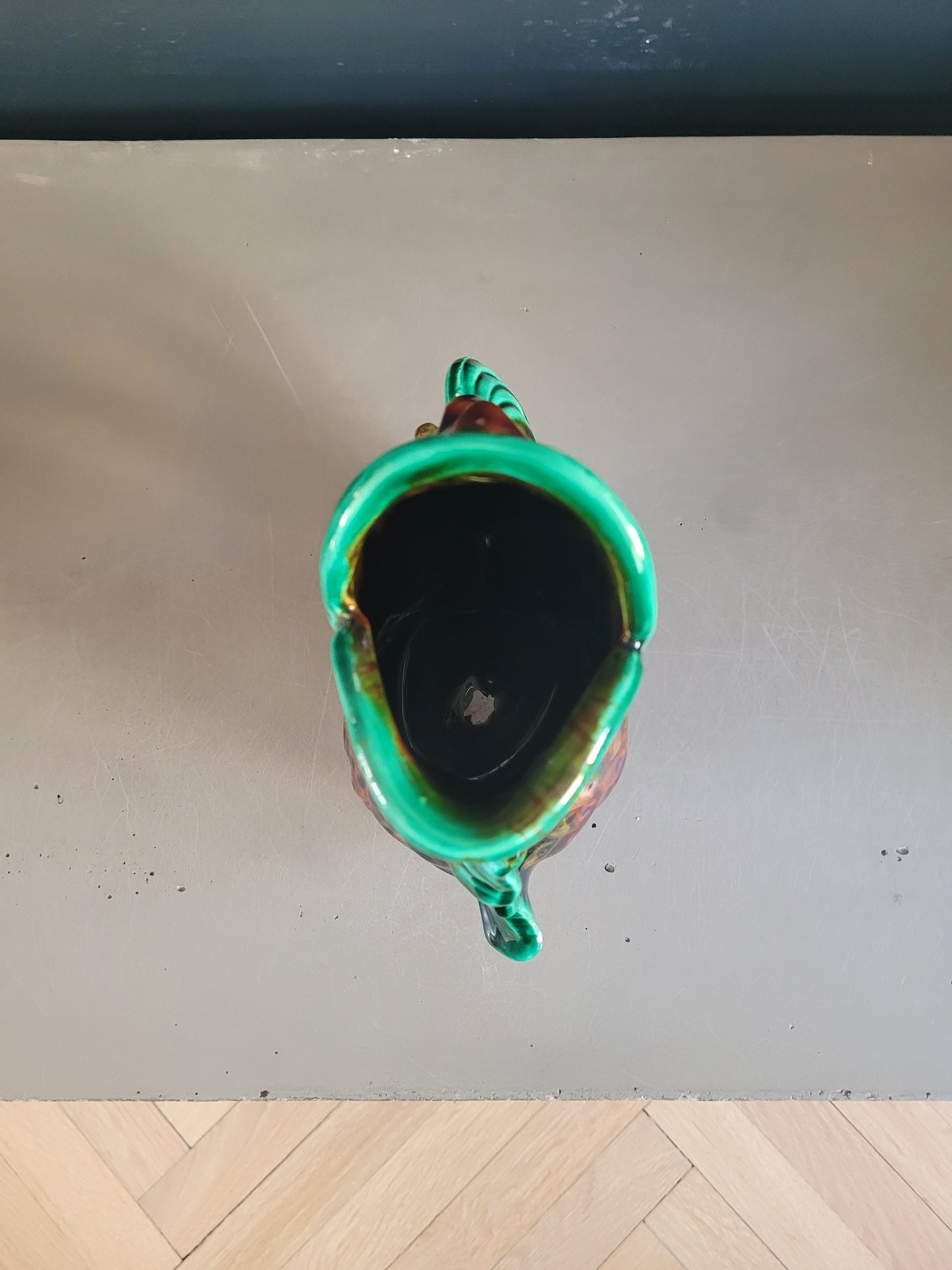 Pichet poisson ancien en céramique- Ref 776