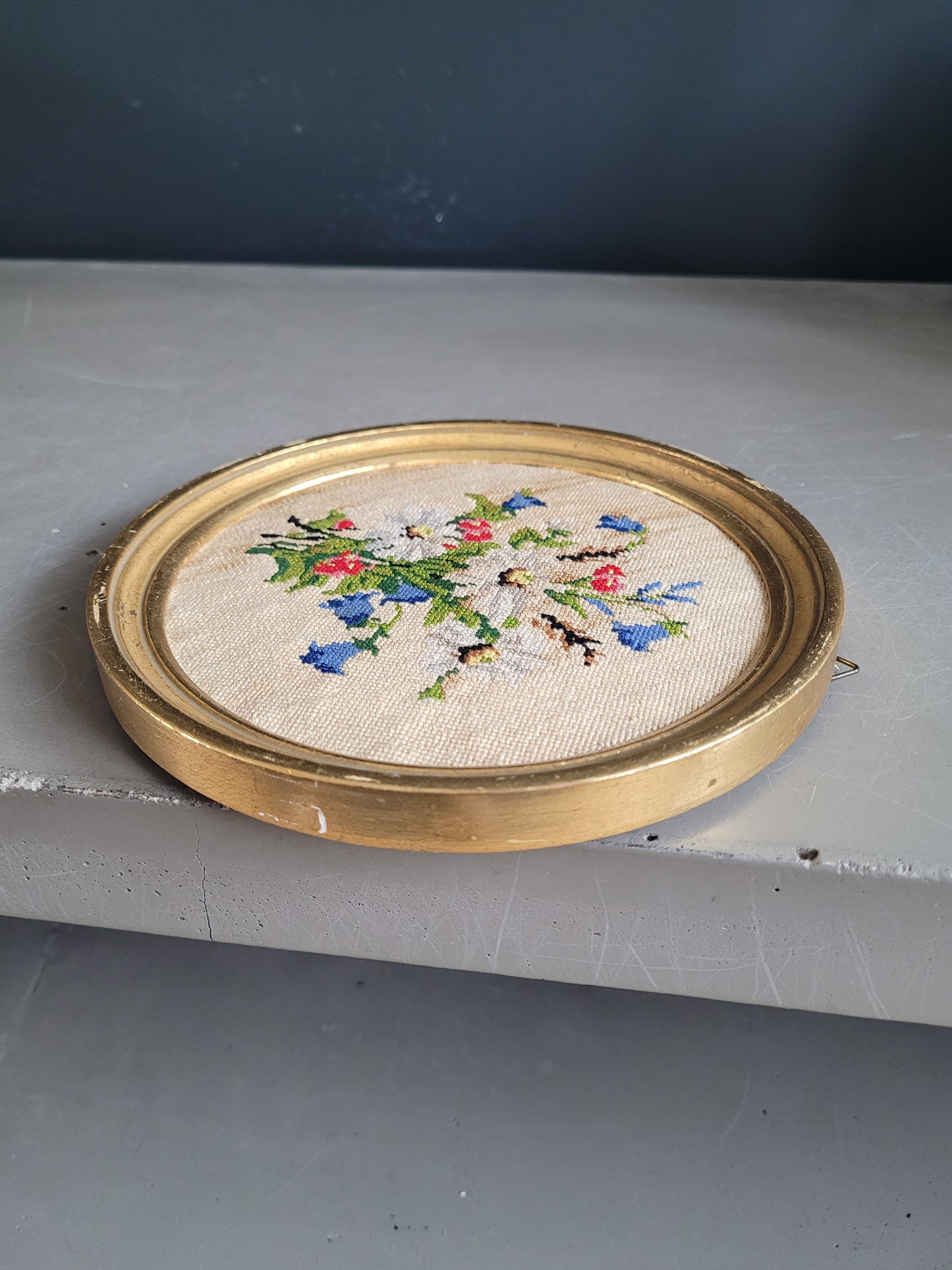 Tableau broderie encadrée ancienne - Ref 831