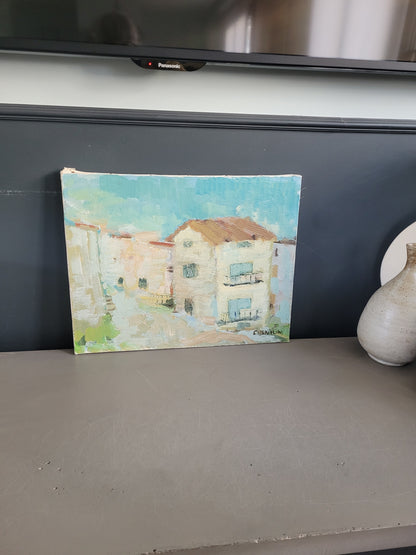 Tableai huile sur toile signée C. Bertolini - Ref 598