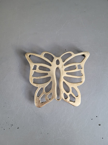 Dessous de plat papillon en laiton - Ref 452