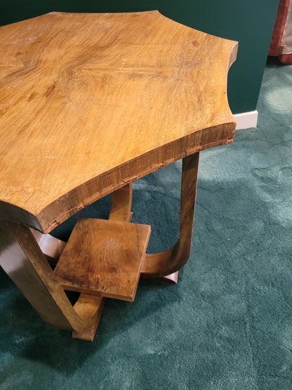 Table d'appoint art-déco octogonale - Ref 761