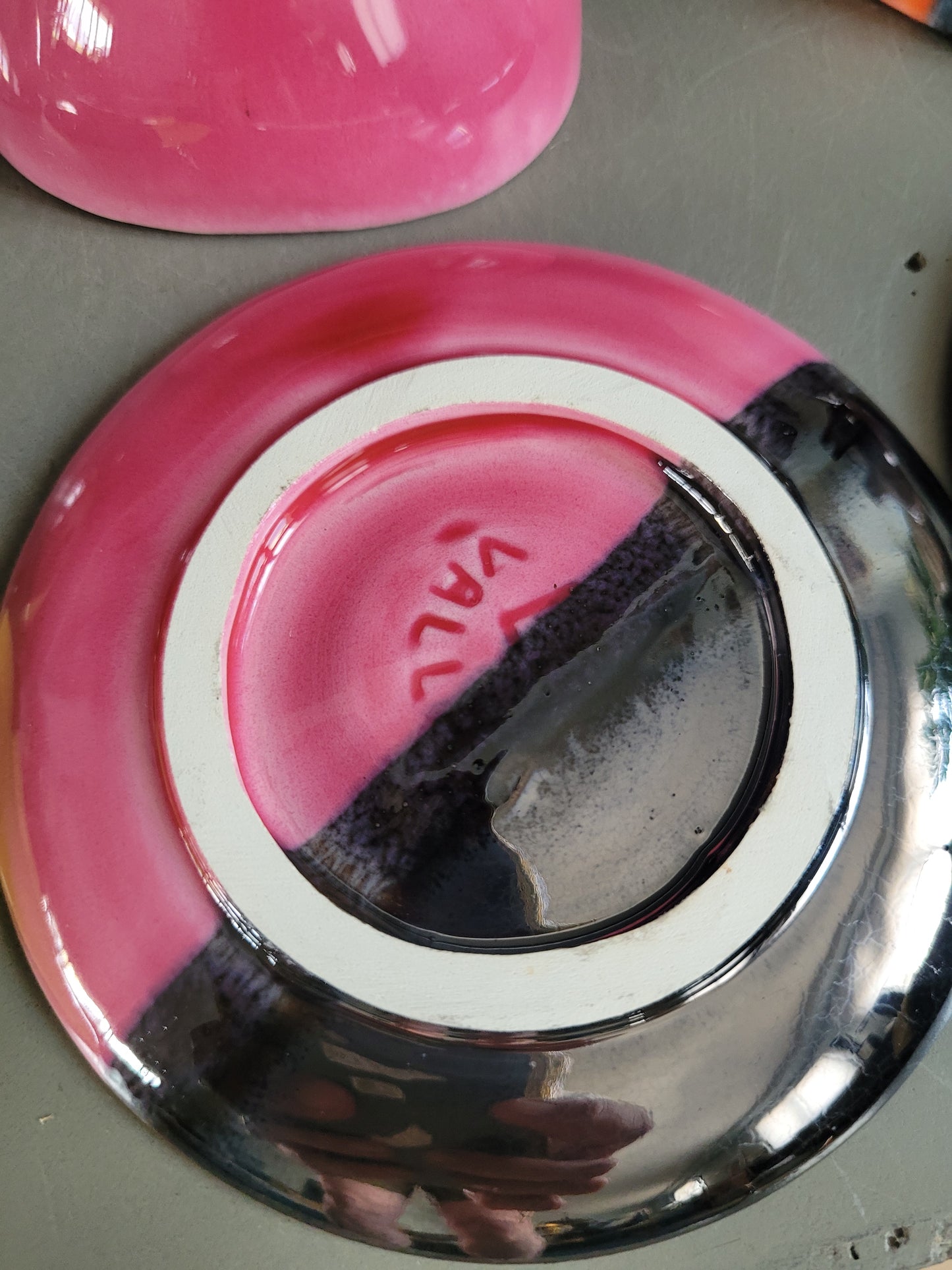 Lot de 4 tasses à café Vallauris avec soucoupes - Ref 386