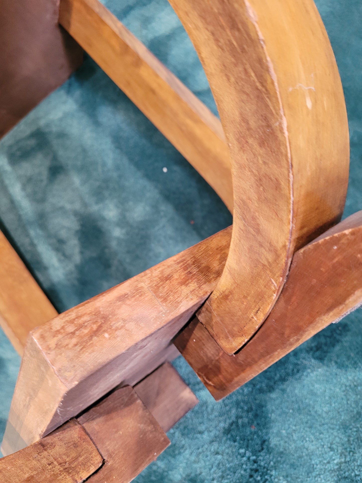 Table d'appoint art-déco octogonale - Ref 761