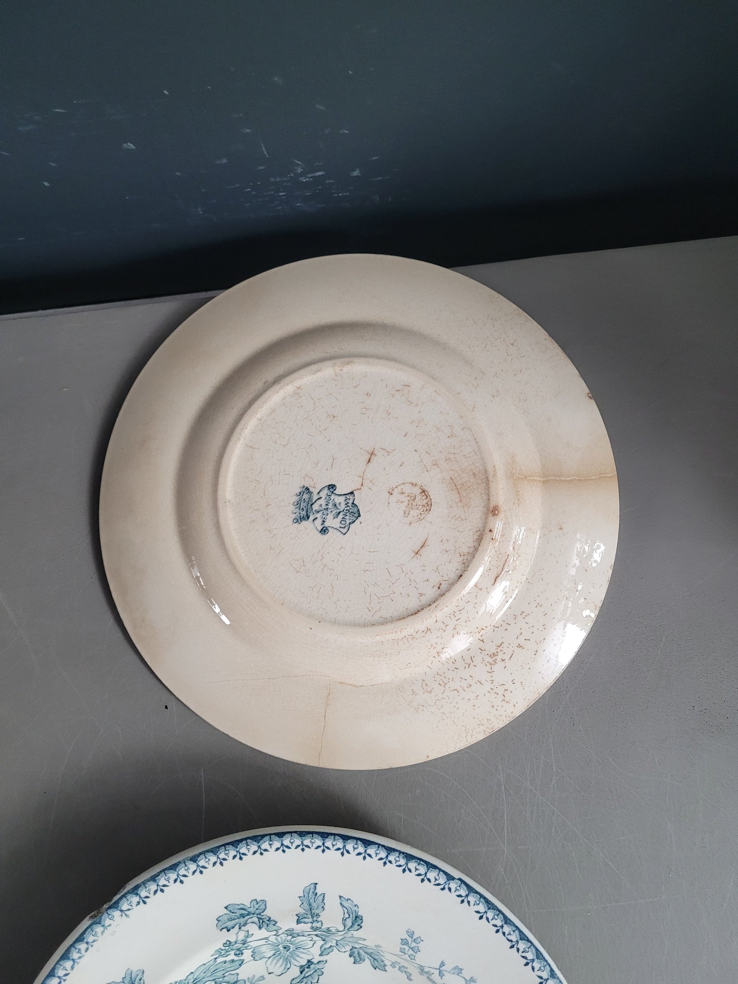 Longwy - 4 assiettes collection Mésange- Ref 545