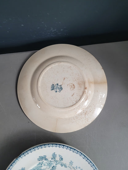 Longwy - 4 assiettes collection Mésange- Ref 545