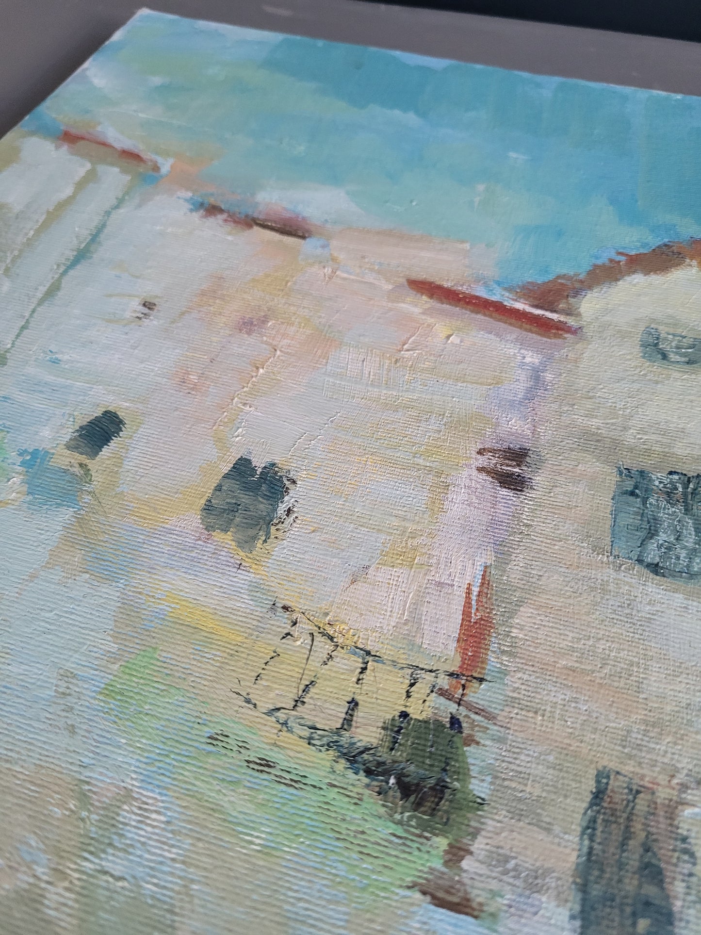 Tableai huile sur toile signée C. Bertolini - Ref 598