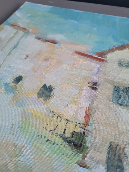 Tableai huile sur toile signée C. Bertolini - Ref 598