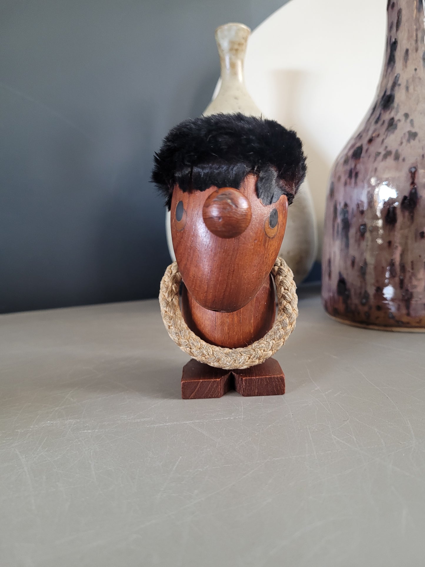 Figurine danoise vintage Pessimiste Hans Bolling- Ref 877