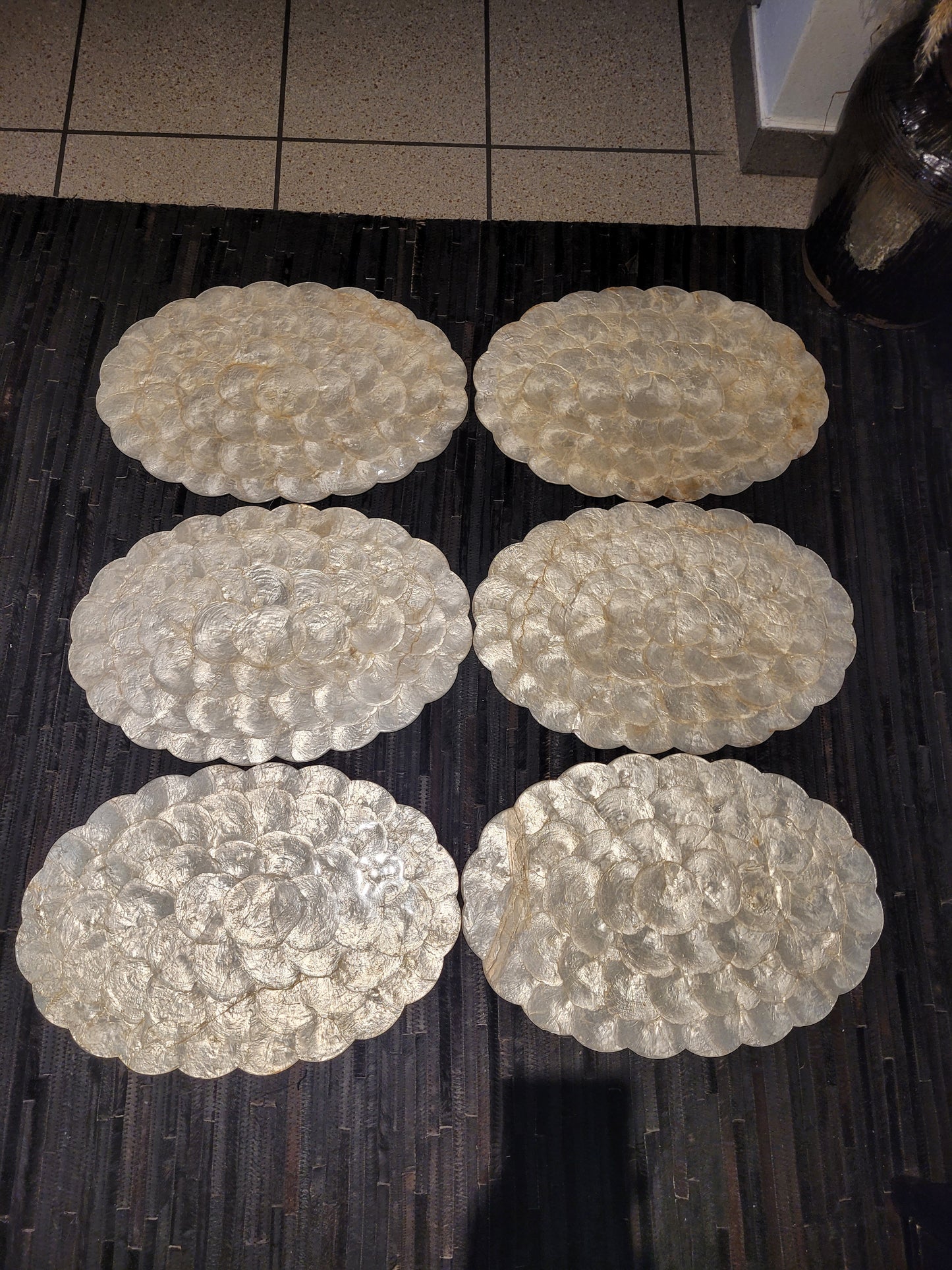 6 sets de table en nacre - Ref 810