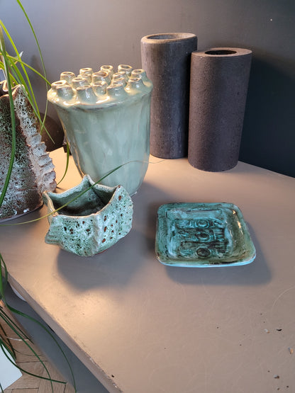 Vide-poche ancien en céramique signé MY - Ref 163