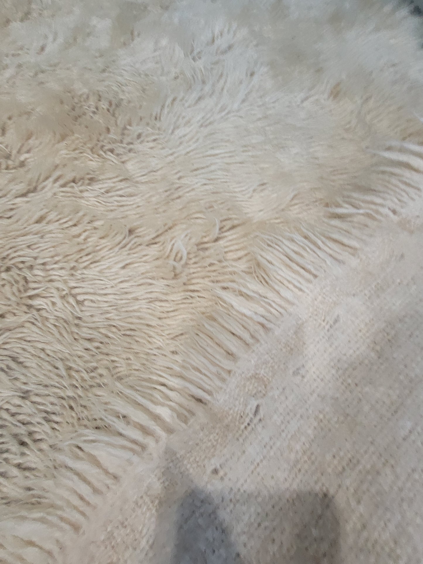 Tapis en laine à longs poils - 240x160cm - Ref 1005