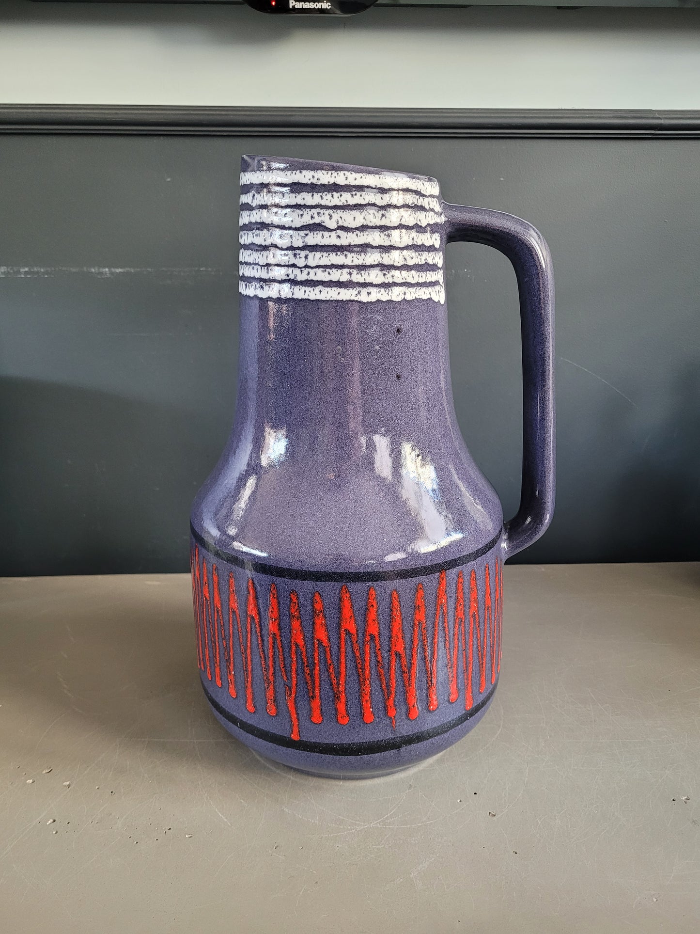 Vase de sol West Germany mauve - Ref 879