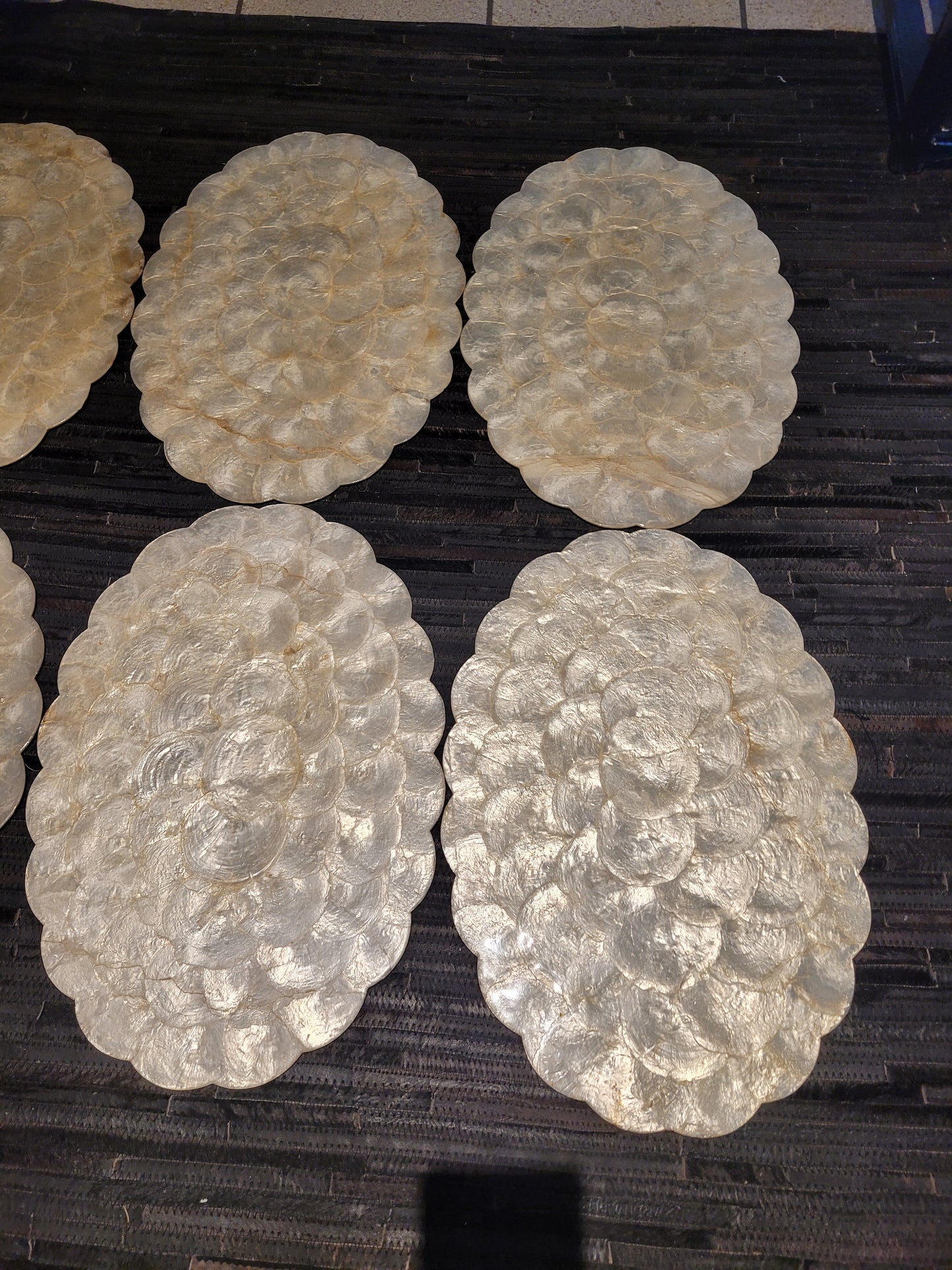 6 sets de table en nacre - Ref 810