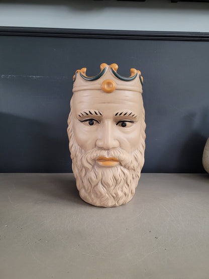 Cache-pot vase tête Caltagirone de Marie Olsson Nylander pour HKliving - Ref 995