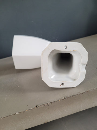 Applique en porcelaine et verre  - Ref 589