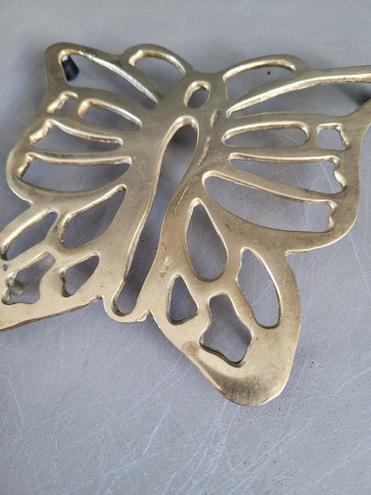 Dessous de plat papillon en laiton - Ref 452