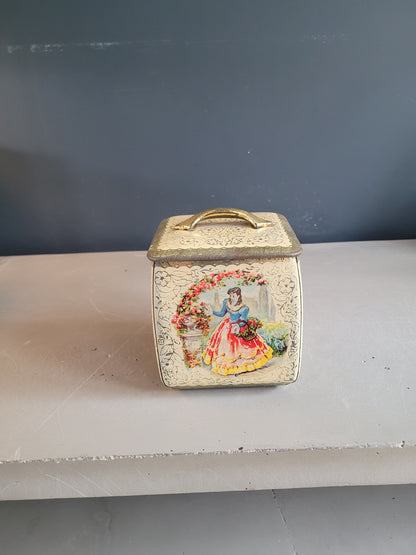 Boîte à thé en fer blanc - Ceylon d'or - Ref 822