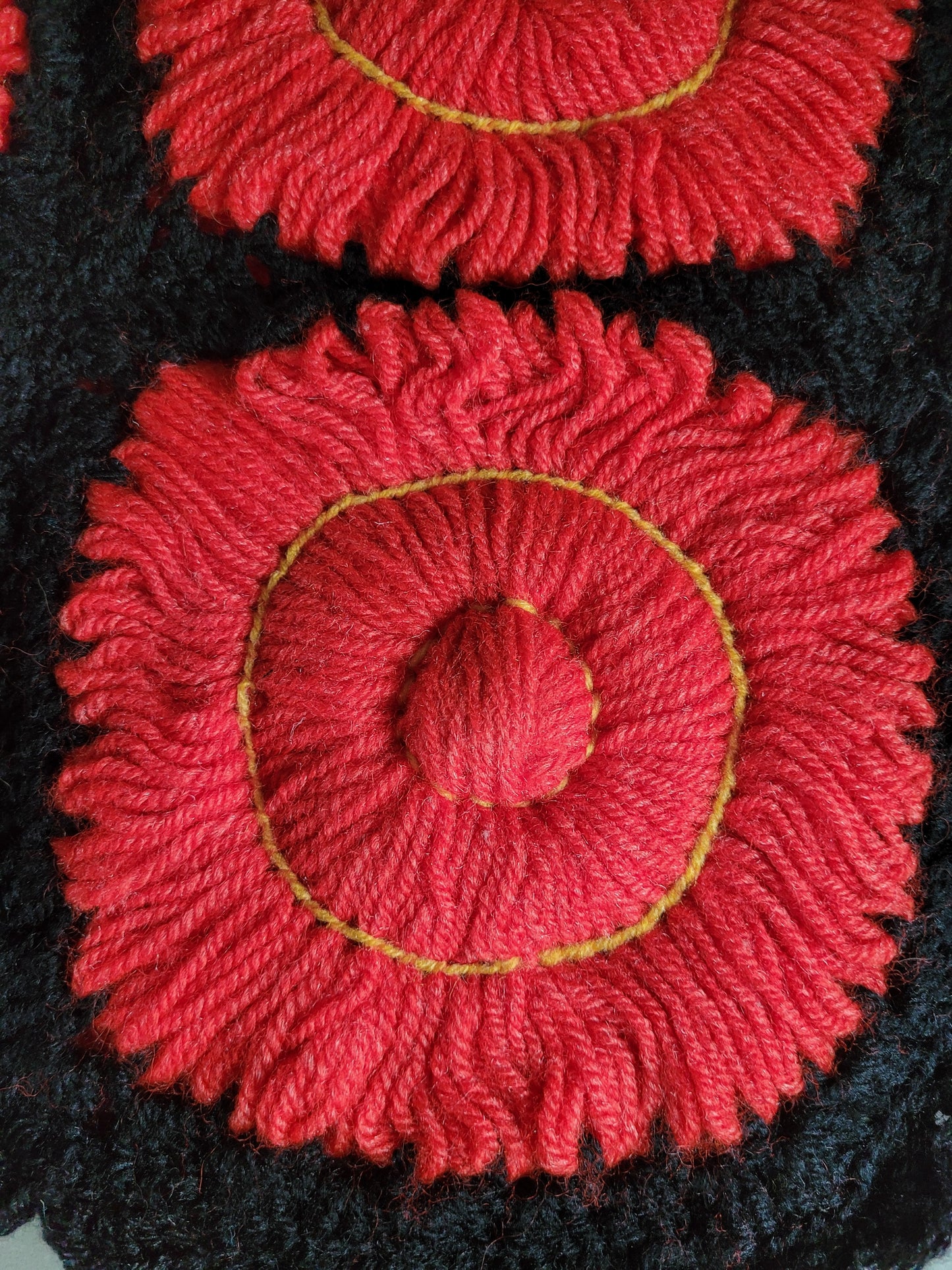 Housse de coussin en crochet 35x35 - Ref 771