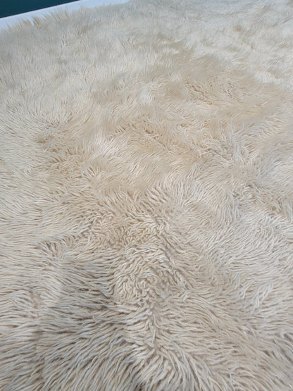 Tapis en laine à longs poils - 240x160cm - Ref 1005