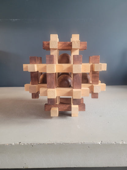 Casse-tête en bois et boules Janod - Ref 688