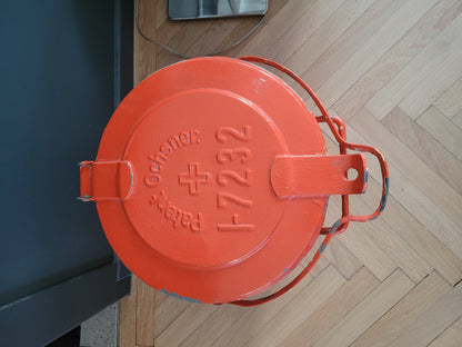 Poubelle métallique Patent Ochsner 1950 - Ref 553