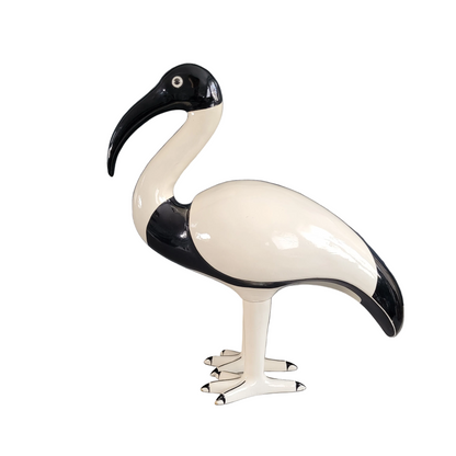 Statuette Ibis en résine laquée - Ref 905