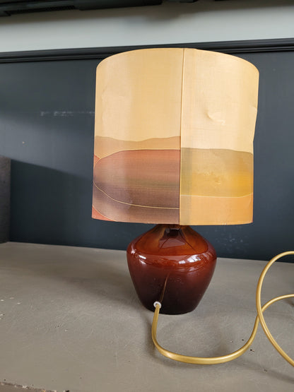 Lampe de table céramique et soie - Ref 500