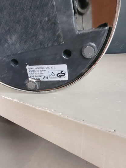 Lampe Dakapo Ikea Art-Deco chromée- Ref 792