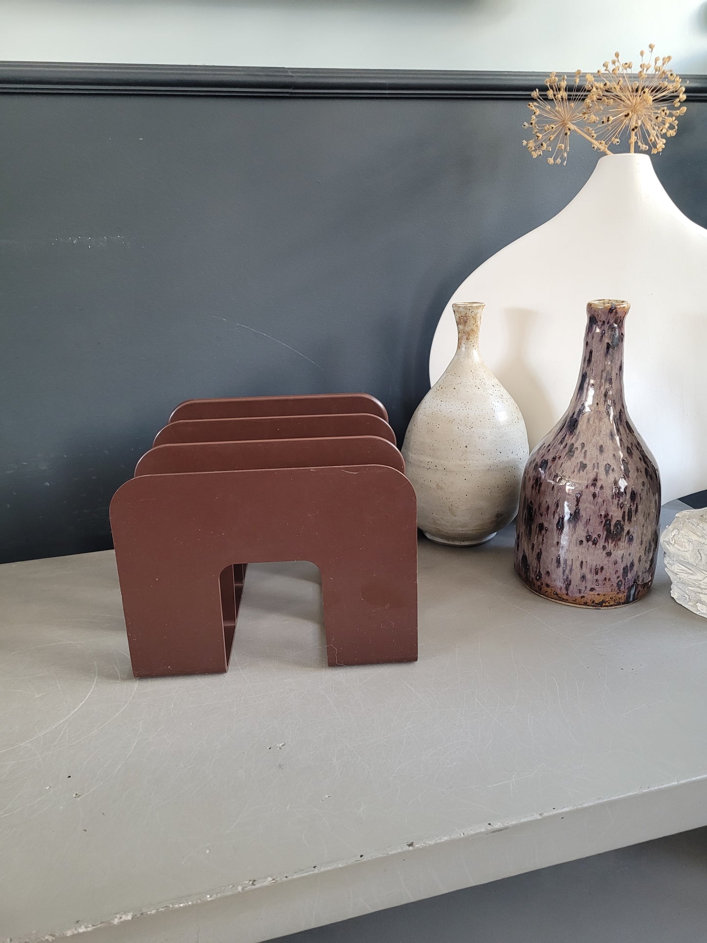 Range-vinyles porte-revues Gustavsberg - Ref 851