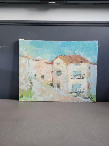 Tableai huile sur toile signée C. Bertolini - Ref 598