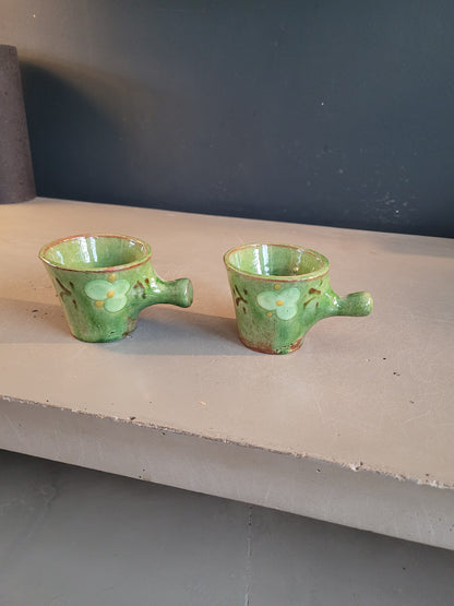 Paire de tasses à café en céramique - Ref 576