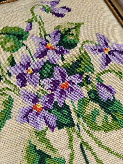 Paire de tableaux Broderies - Ref 1003