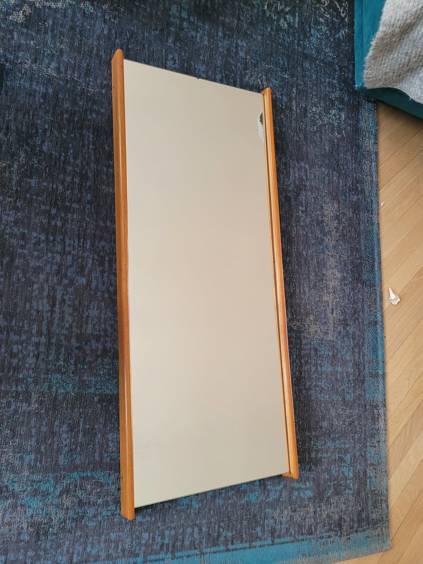 Miroir scandinave en teck - Ref 1016