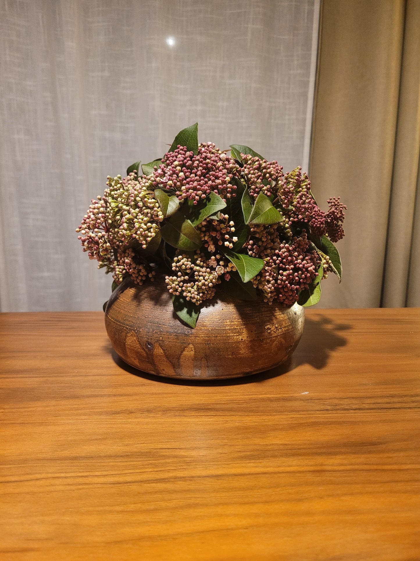 Pique-fleurs coussin vintage en céramique- Ref 808