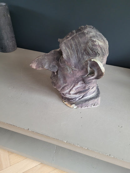 Buste Charles De Gaulle signé, numéroté et daté de 1991 - Caricature - Ref 837