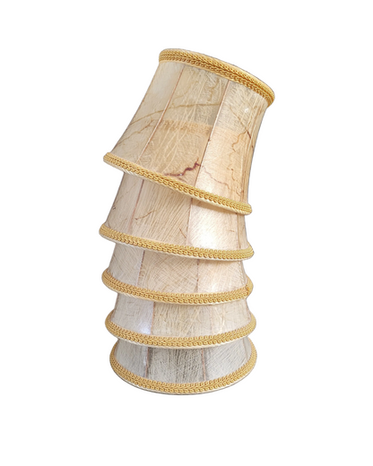 Lot de 5 abat-jour à pince en vessie de porc - Ref 848