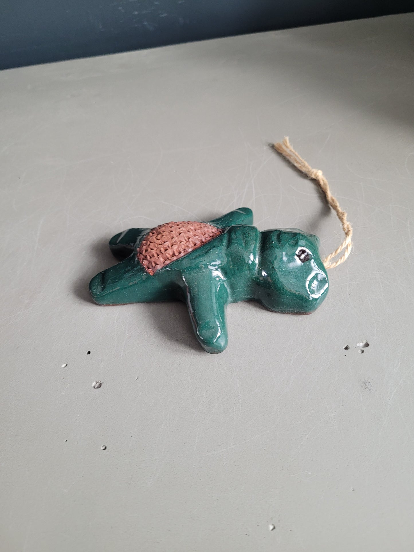 Râpe à ail en terre cuite vernissee - Ref 371