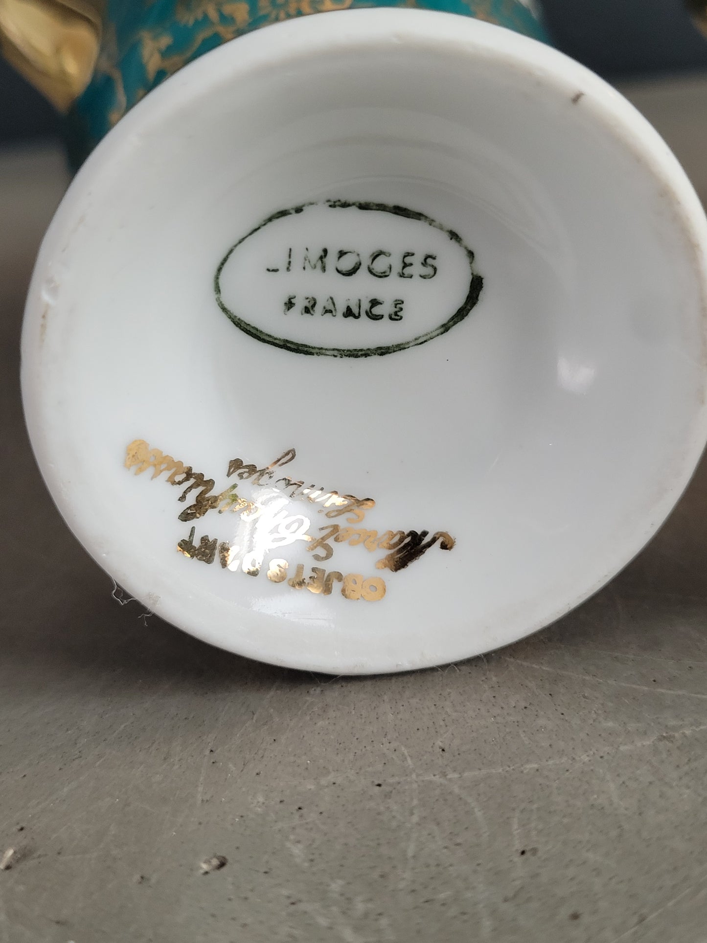 Paire de vases en porcelaine de Limoges - Marcel Chaufriasse - Ref 991