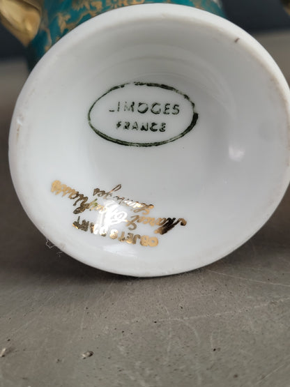 Paire de vases en porcelaine de Limoges - Marcel Chaufriasse - Ref 991