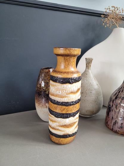 Vase West Germany fat lava - Ref 496