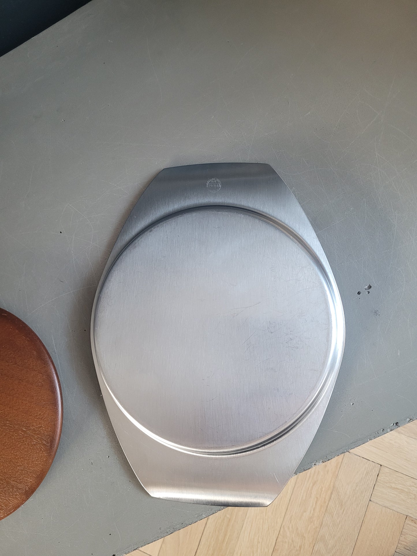 Plateau à fromage Bramah en Inox et teck - Ref 779