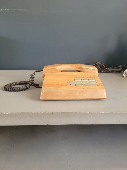 Téléphone en bois Gfeller Trub années 70 - Ref 552
