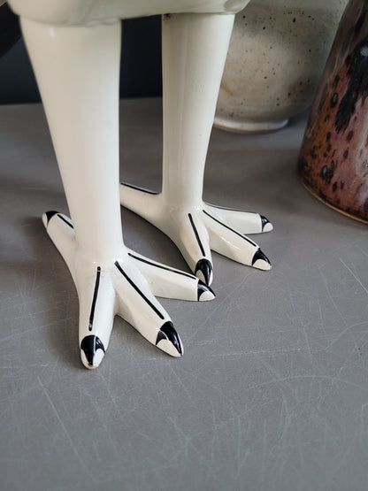 Statuette Ibis en résine laquée - Ref 905