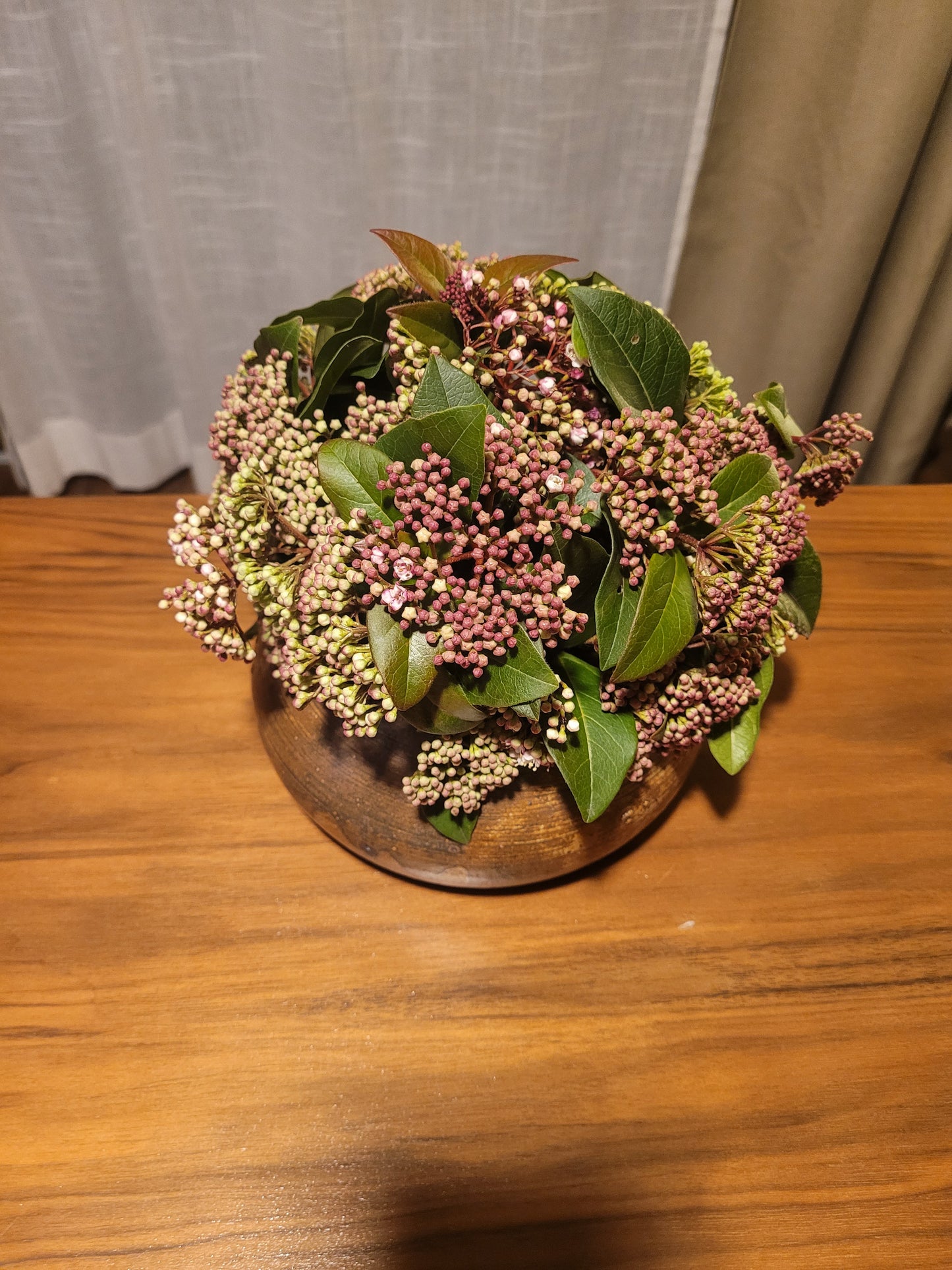 Pique-fleurs coussin vintage en céramique- Ref 808