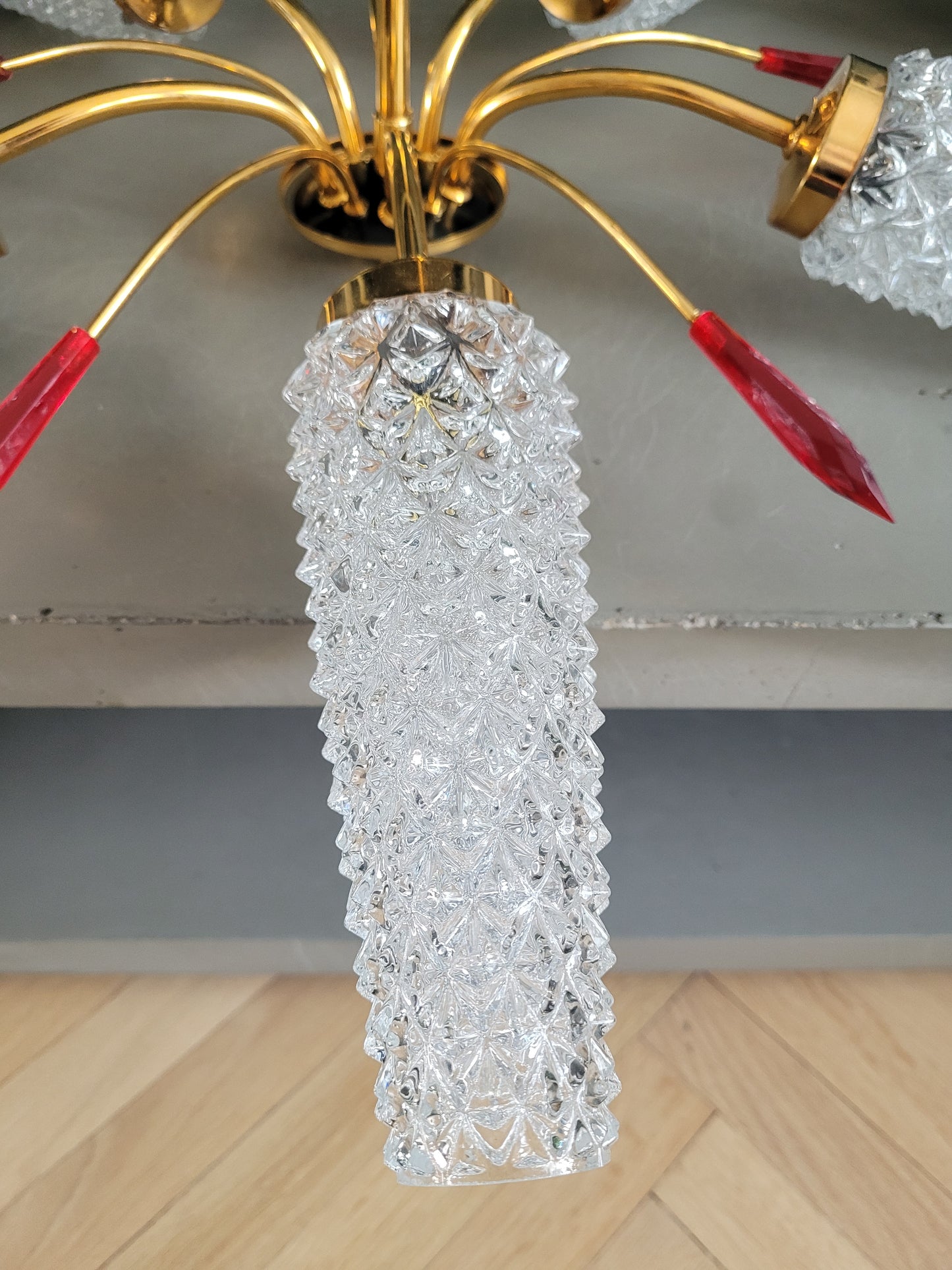 Lustre 5 feux 80-90's - Ref 469