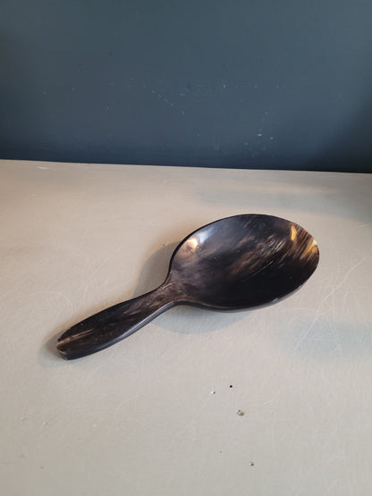 Cuillère à riz en corne noire - Ref 138